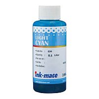 Чернила для Epson (S22/T50/L800) (100мл, light cyan, Pigment) EIMB-143PLC Ink-Mate