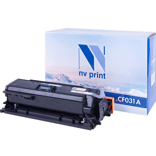 Картридж NV Print NV-CF031A Cyan для HP Color LaserJet CM4540/CM4540f/CM4540fskm (12500k)