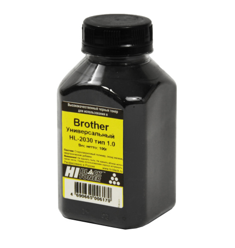Тонер Hi-Black для Brother Универсальный HL-2030 Тип 1.0 банка, 100 гр.