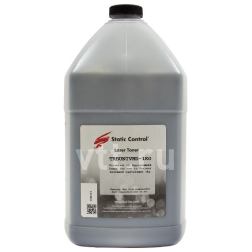 Тонер Static Control для Brother HL2030/2040/2070/2140/2170/5240/5250, 1кг, флакон Тонер Static Control для Brother HL2030/2040/2070/2140/2170/5240/5250, 1кг, флакон