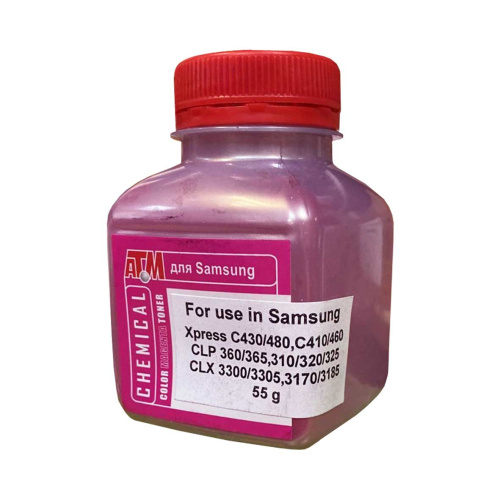 Тонер для Samsung C430/480,CLP360/325 (фл,55, кр,Chemical) Silver ATM
