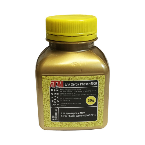 Тонер Gold АТМ для Xerox Phaser 6000/6010/WC 6015 (фл,30,желт,NonChem) 