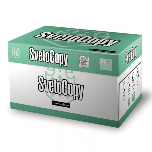 Бумага Svetoсopy А3 (белизна ISO 95%, CIE 146%, 80 г/м2) пачка, 500 листов