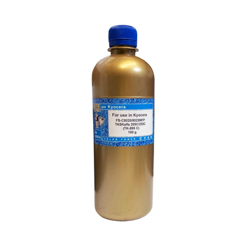 Тонер Gold АТМ для Kyocera FS-C8020/8025MFP,TASKalfa 205C/255C (TK-895C)  (фл,100,син,6К,NonChem) 