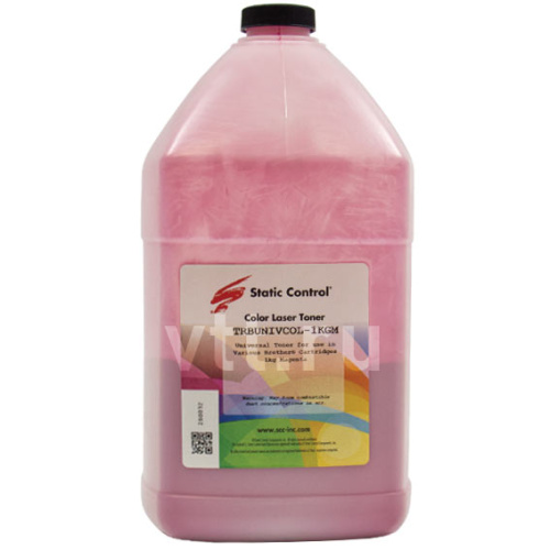 Тонер Static Control Универсальный для Brother Color, M, 1 кг, флакон Тонер Static Control Универсальный для Brother Color, M, 1 кг, флакон