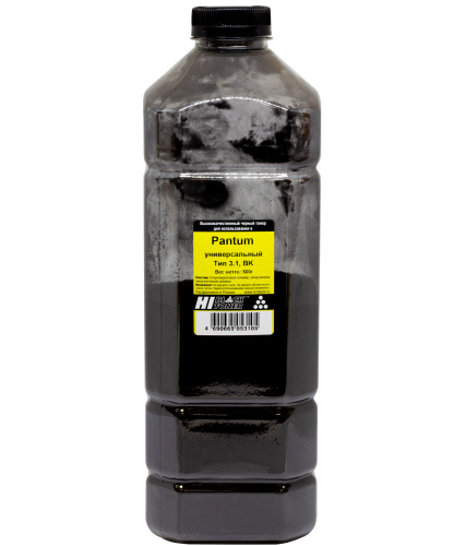 Тонер Hi-Black для Pantum Универсальный, Bk, Тип 3.1, 500 г, канистра