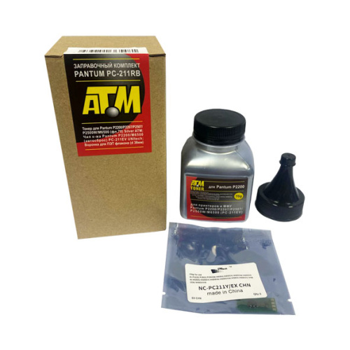 Заправочный комплект Pantum PC-211RB (1.6K, тонер 70 г + чип) АТМ