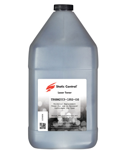 Тонер Static Control для HP LJPM203/227, Bk, 1 кг, флакон