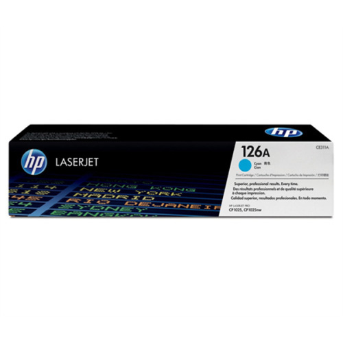 Картридж HP (CE311A) №126 cyan CLJ PRO CP1025/CP1025NW, 1000 стр.