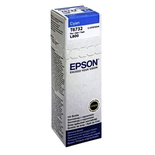 Чернила Epson L800 (О) C13T67324A, cyan, 70ml оригинальные Чернила Epson L800 (О) C13T67324A, cyan, 70ml оригинальные